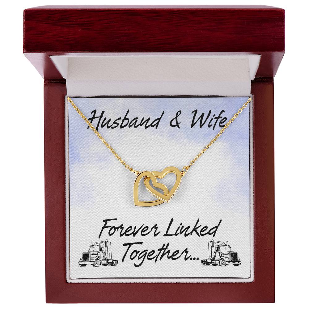 Trucker'S Wife - Interlocking Heart Necklace Interlocking Hearts Necklace