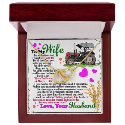 Farmer'S Wife - Interlocking Heart Necklace Interlocking Hearts Necklace