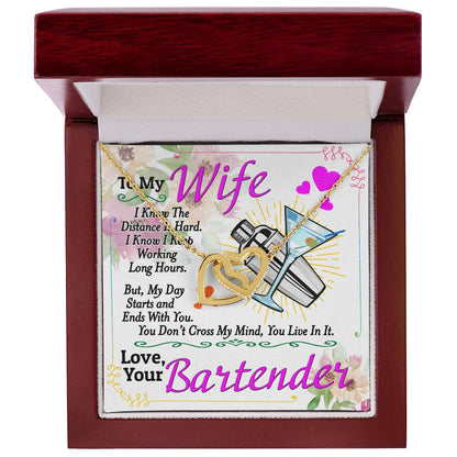 Bartender'S Wife - Interlocking Heart Necklace Interlocking Hearts Necklace