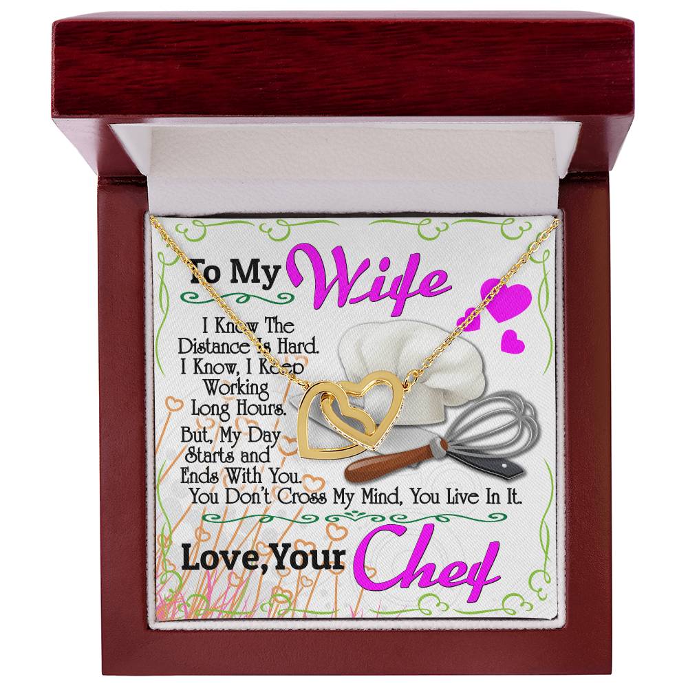Chef'S Wife - Interlocking Heart Necklace Interlocking Hearts Necklace
