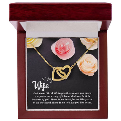 Collection Wife - Just When I Think - Necklace Interlocking Hearts Necklace