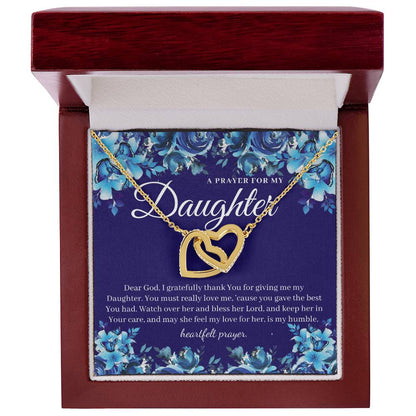 A Prayer For My Daughter - Interlocking Heart Necklace Interlocking Hearts Necklace