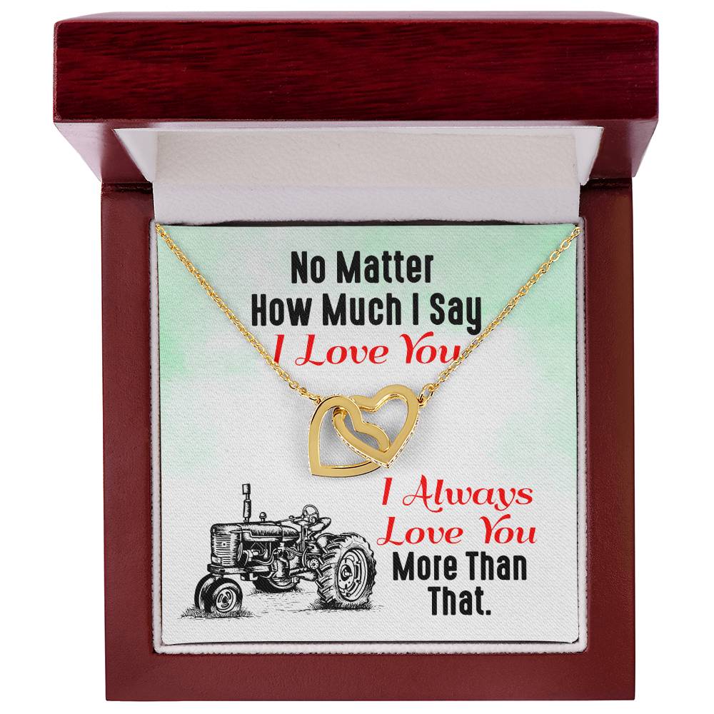 Farmer'S Girlfriend- Interlocking Heart Necklace Interlocking Hearts Necklace