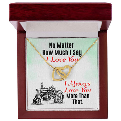 Farmer'S Girlfriend- Interlocking Heart Necklace Interlocking Hearts Necklace