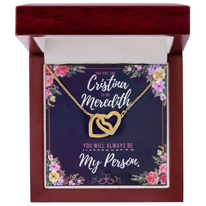 You Will Always Be My Person Necklace - Best Gift You Can Give Interlocking Hearts Necklace