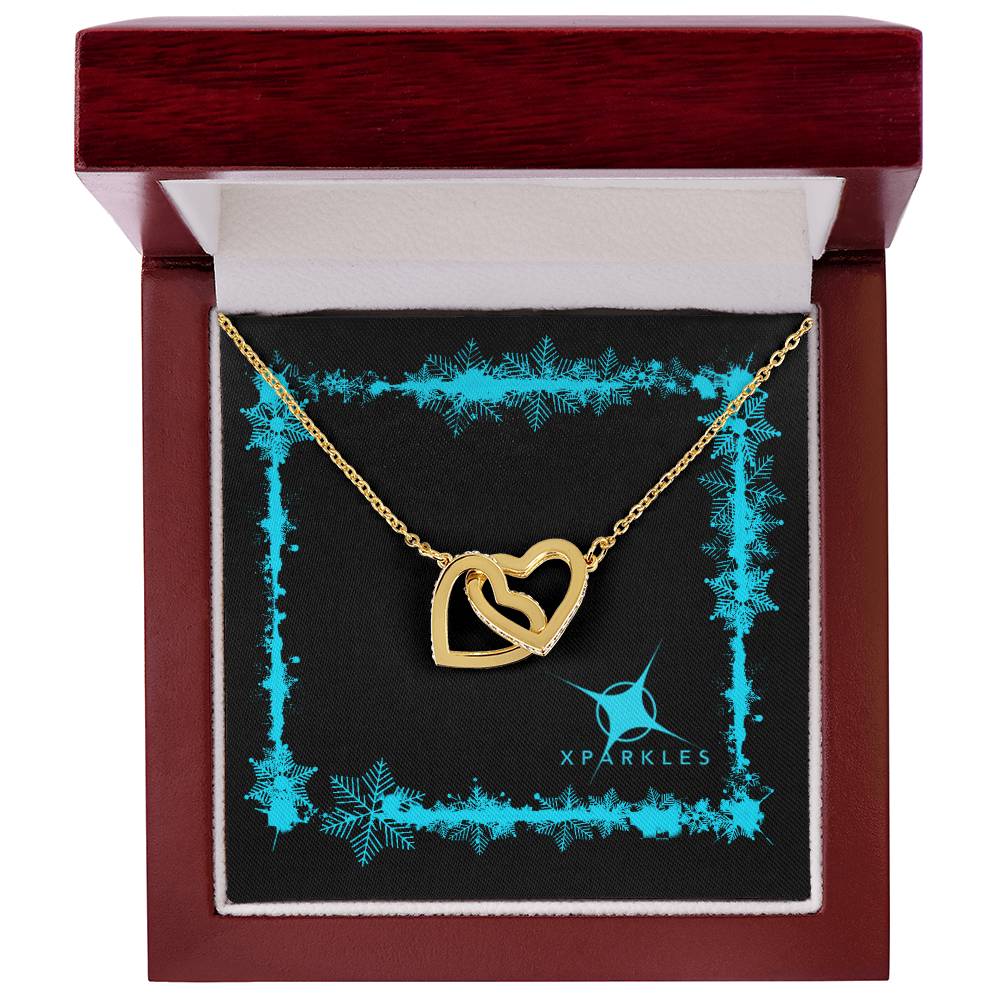 Xparkles Interlocking Hearts Necklace