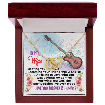 Bass Player'S Wife - Interlocking Heart Necklace Interlocking Hearts Necklace