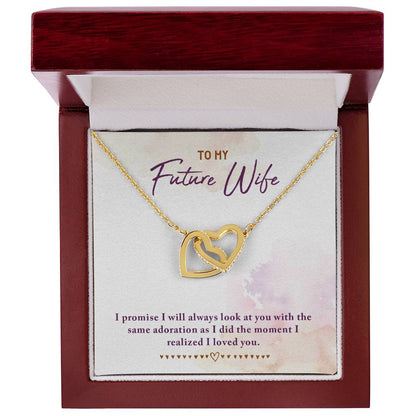 Future Wife Interlocking Hearts Necklace