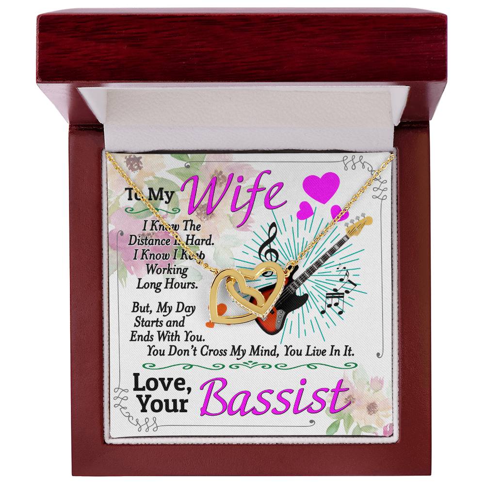 Bassist'S Wife - Interlocking Heart Necklace Interlocking Hearts Necklace