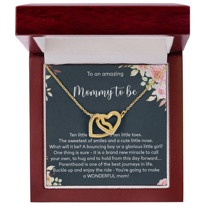 A Wonderful Mom - Interlocked Hearts Interlocking Hearts Necklace