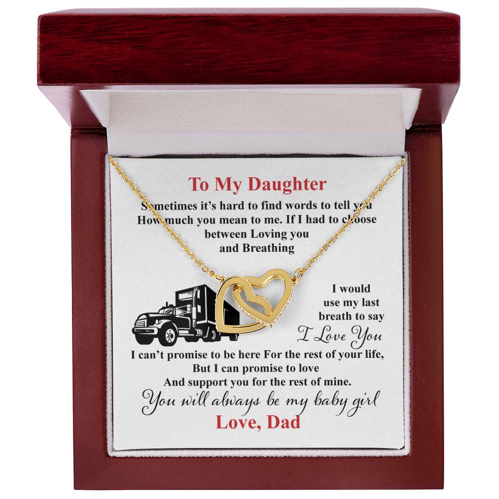 Trucker'S Daughter - Interlocking Heart Necklace Interlocking Hearts Necklace