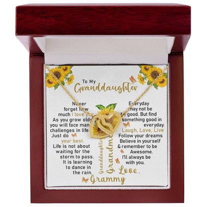 Gift For Granddaughter - Interlocked Hearts Necklace Interlocking Hearts Necklace