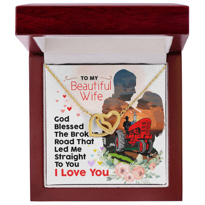 Farmer'S Wife - Interlocking Heart Necklace Interlocking Hearts Necklace