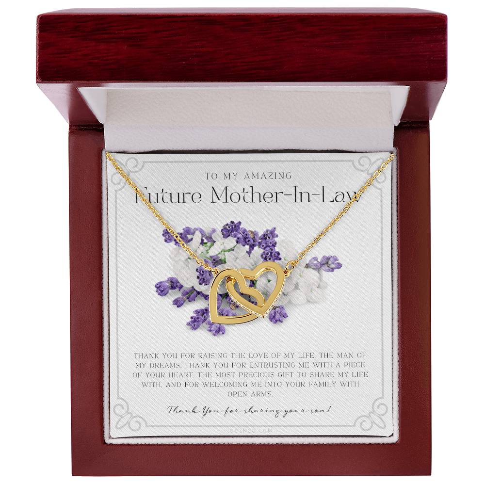Future Mother In Law Gift Mom In Law Jewelry Mother'S Day Gift For Mother-In-Law Gift For Mother In Law Mother-In-Law Necklace Interlocking Hearts Necklace