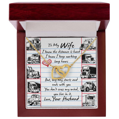 Trucker'S Wife - Interlocking Heart Necklace Interlocking Hearts Necklace