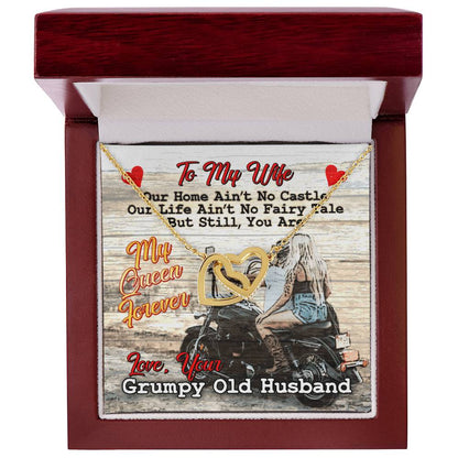 Biker'S Wife - Interlocking Heart Necklace Interlocking Hearts Necklace