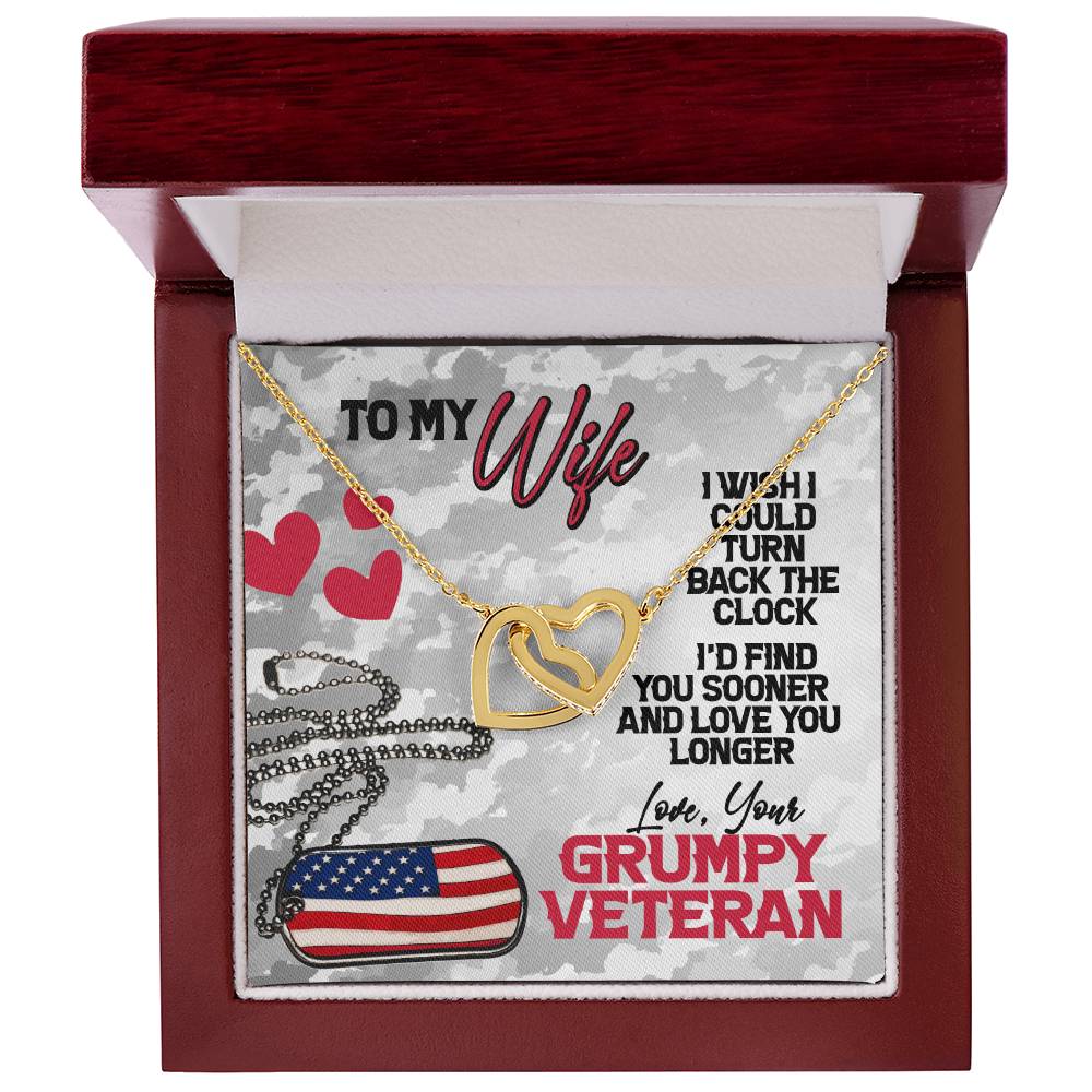 Veteran'S Wife - Interlocking Heart Necklace Interlocking Hearts Necklace