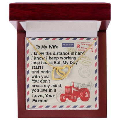 Farmer'S Wife - Interlocking Heart Necklace Interlocking Hearts Necklace