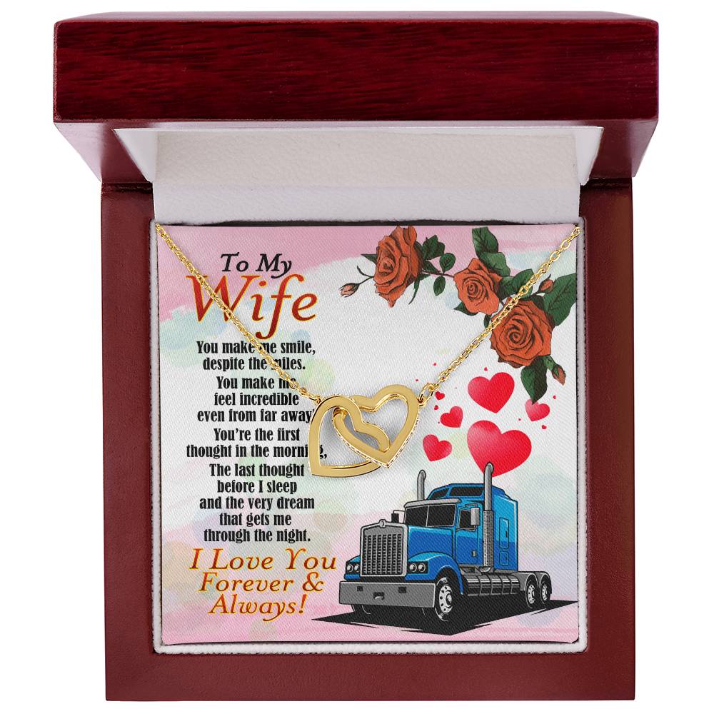 Trucker'S Wife - Interlocking Heart Necklace Interlocking Hearts Necklace