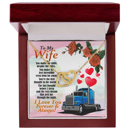 Trucker'S Wife - Interlocking Heart Necklace Interlocking Hearts Necklace