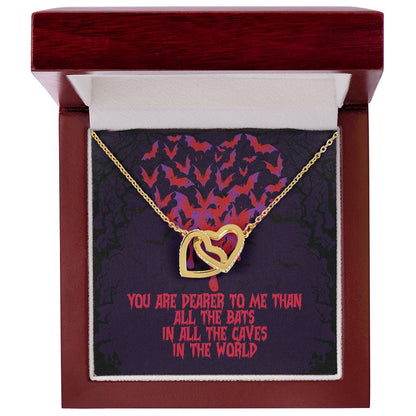 Dearer To Me Interlocking Interlocking Hearts Necklace