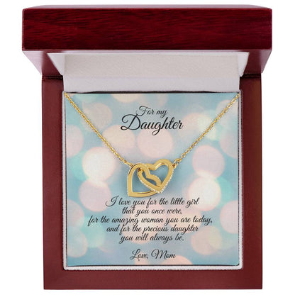 Connected Hearts Necklace Interlocking Hearts Necklace