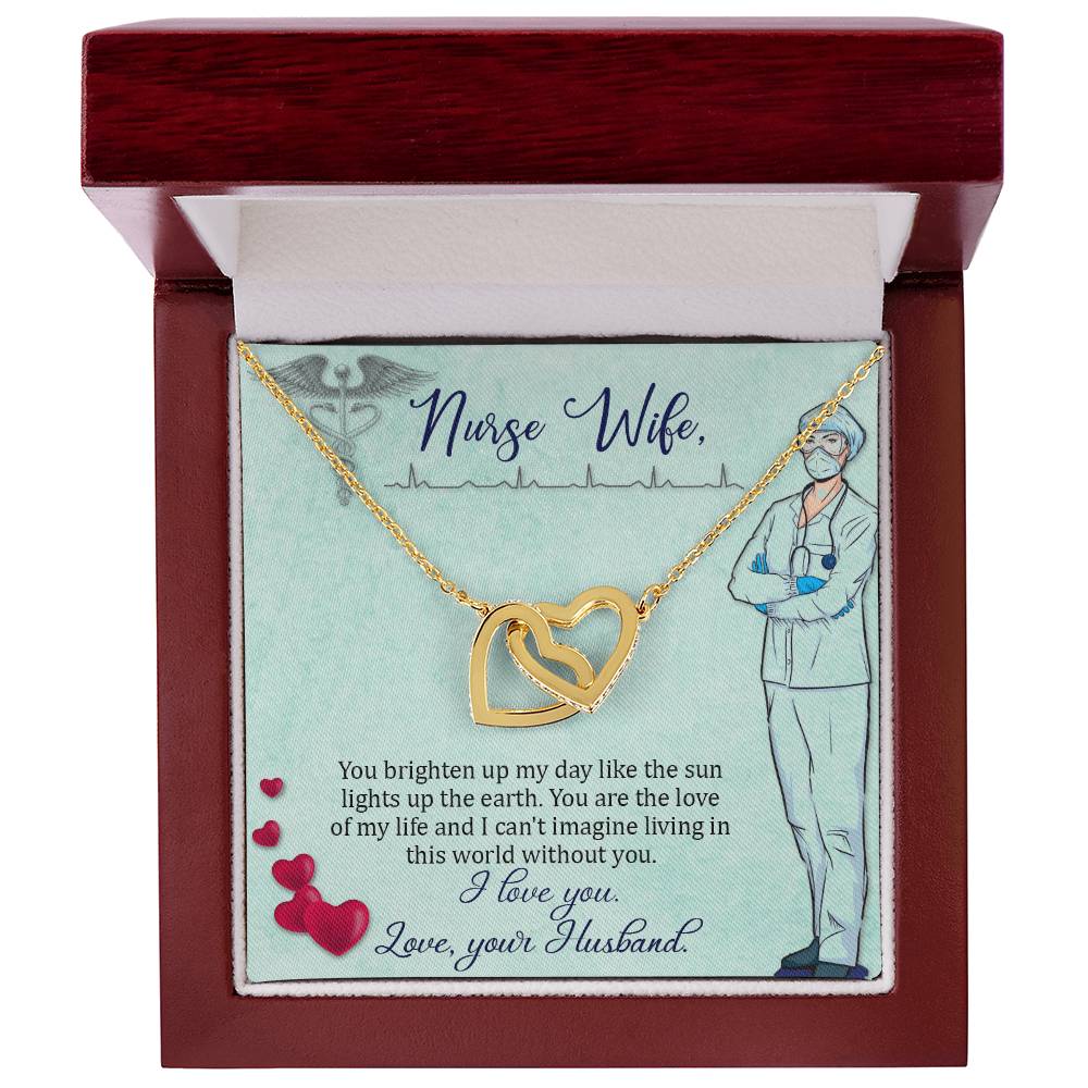 Collection Nurse Wife - Interlocking Hearts Interlocking Hearts Necklace