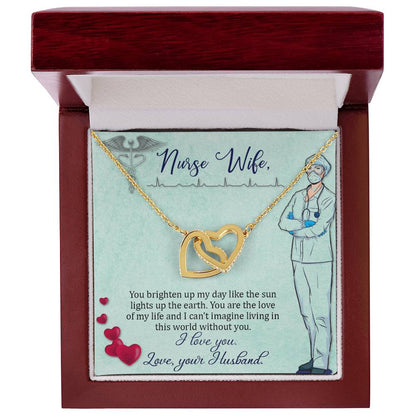 Collection Nurse Wife - Interlocking Hearts Interlocking Hearts Necklace