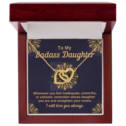 Best Daughter Gifts Interlocking Hearts Necklace