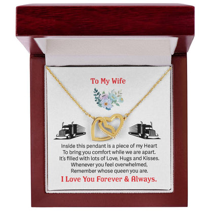 Trucker'S Wife - Interlocking Heart Necklace Interlocking Hearts Necklace