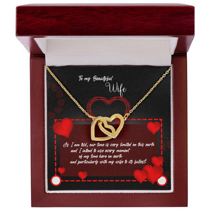 Best Gift For Her Best Necklace For Wife Best Valentine Gift For Wife Anniversary Necklace Interlocking Hearts Necklace