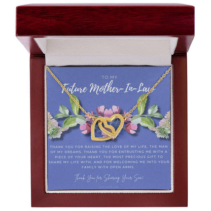 Future Mother In Law Gift Mom In Law Jewelry Mother'S Day Gift For Mother-In-Law Gift For Mother In Law Mother-In-Law Necklace Interlocking Hearts Necklace
