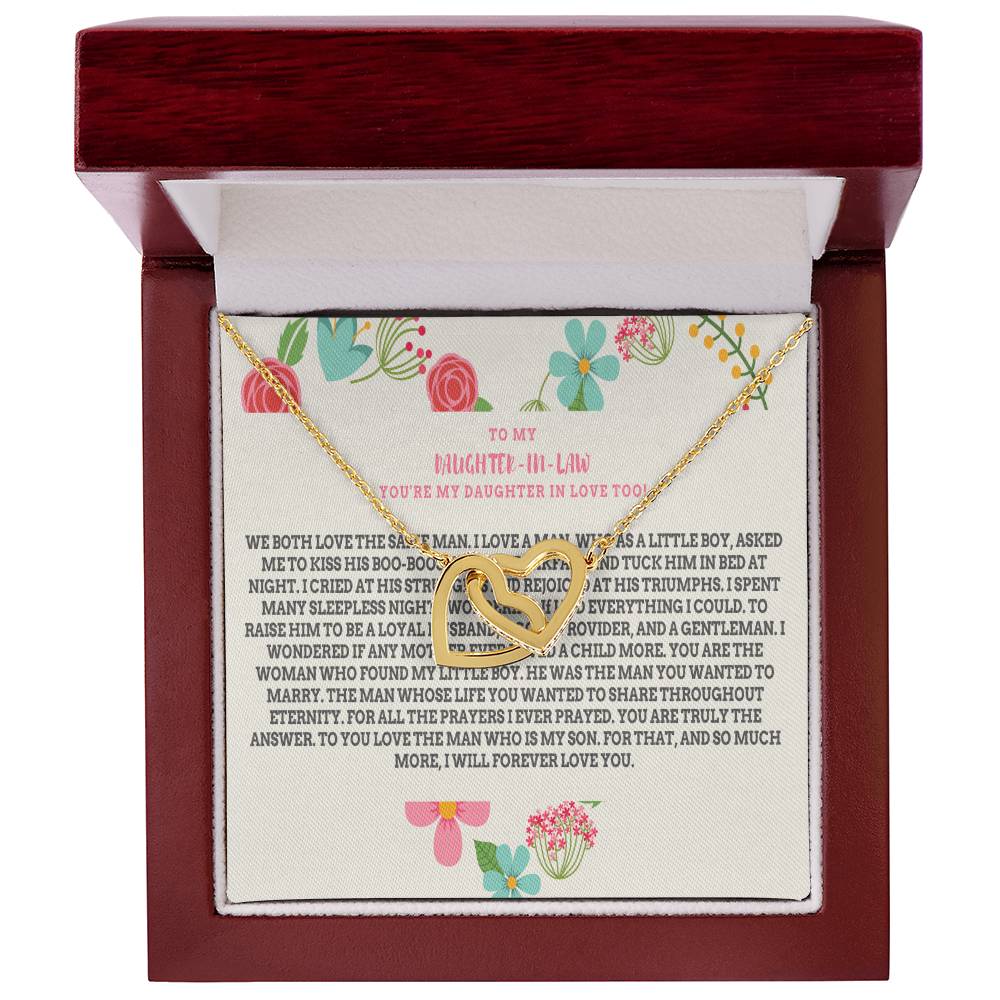 Daughter-In-Law Gift Necklace Necklace Dil Gift Gift For Daughter In Law Interlocking Hearts Necklace
