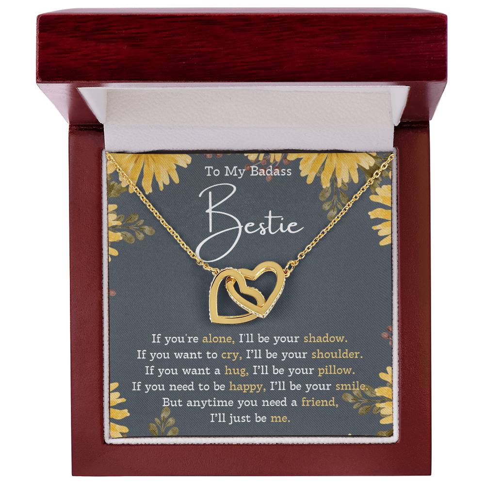 Best Friend Necklace Best Friend Gift Gift For Friend Friendship Interlocking Necklace Friend Forever Gifts Best Friend Birthday Gifts Interlocking Hearts Necklace