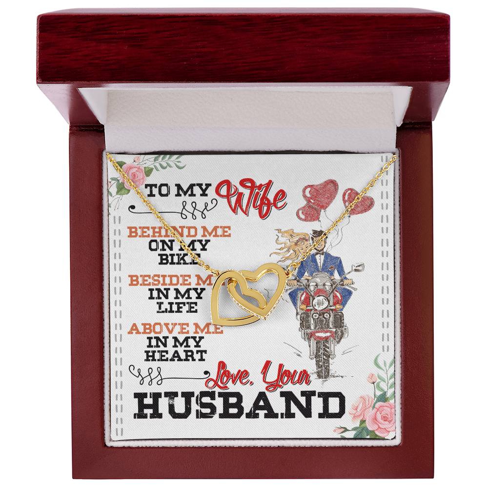 Biker'S Wife - Interlocking Heart Necklace Interlocking Hearts Necklace