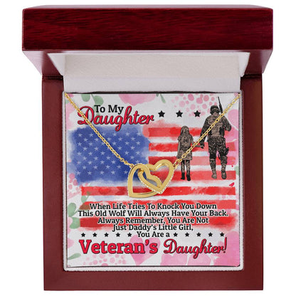 Veteran'S Daughter - Interlocking Heart Necklace Interlocking Hearts Necklace