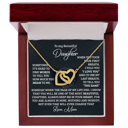 Your First Breath Interlocking Hearts Necklace