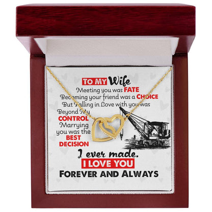 Crane Operator'S Wife - Interlocking Heart Necklace Interlocking Hearts Necklace