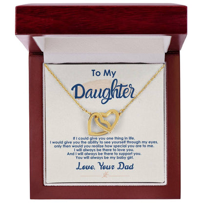 Collection Daughter - The Way I Look At You - Interlocking Hearts Necklace