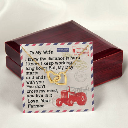 Farmer'S Wife - Interlocking Heart Necklace Interlocking Hearts Necklace