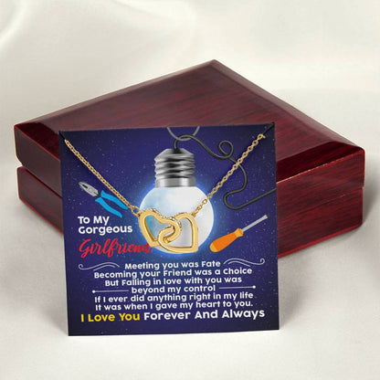 Electrician'S Girlfriend - Interlocking Heart Necklace Interlocking Hearts Necklace