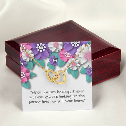 Wishing You Happy Mother'S Day - Necklace Interlocking Hearts Necklace