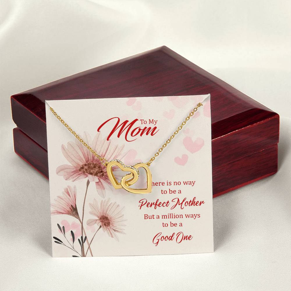 Gift For Mom - Perfect Mother - The Interlocking Heart Necklace Interlocking Hearts Necklace