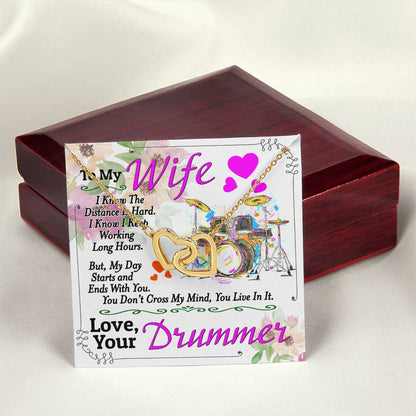 Drummer'S Wife - Interlocking Heart Necklace Interlocking Hearts Necklace