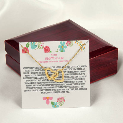 Daughter-In-Law Gift Necklace Necklace Dil Gift Gift For Daughter In Law Interlocking Hearts Necklace