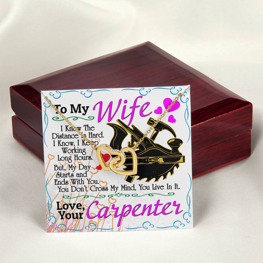 Carpenter'S Wife - Interlocking Heart Necklace Interlocking Hearts Necklace