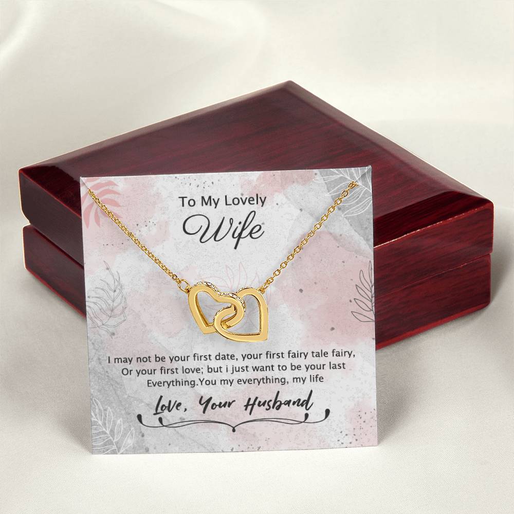 Best Gift For Wife From Husband Interlocking Hearts Necklace