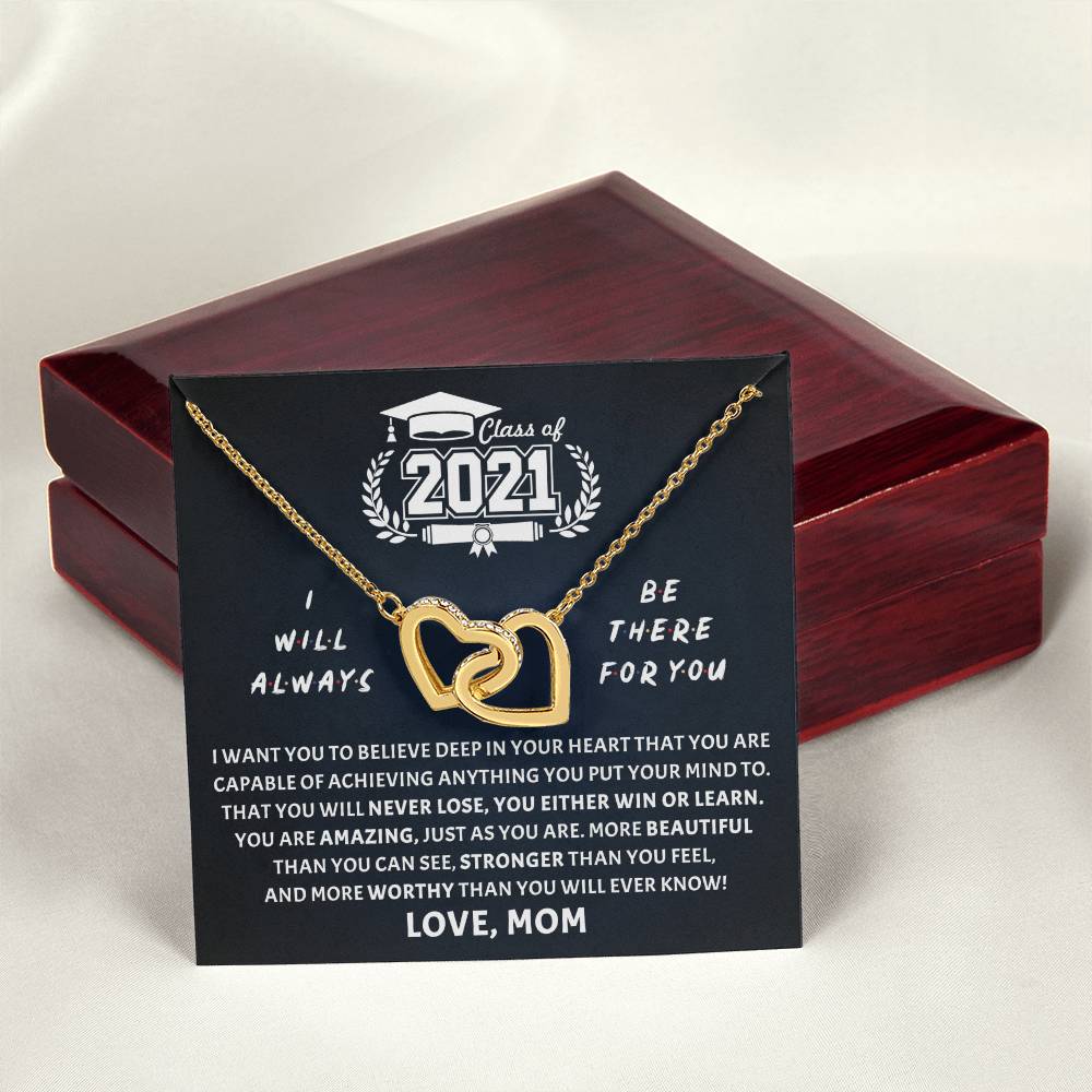 Believe In Deep Interlocking Hearts Necklace