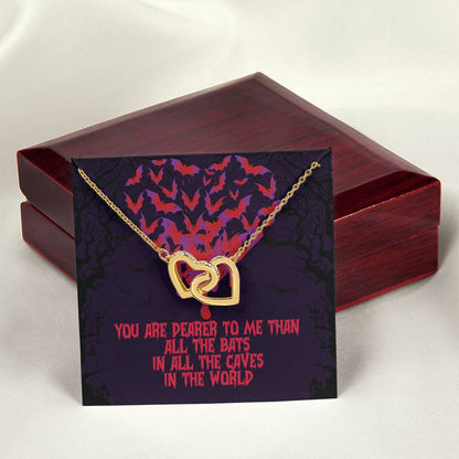 Dearer To Me Interlocking Interlocking Hearts Necklace