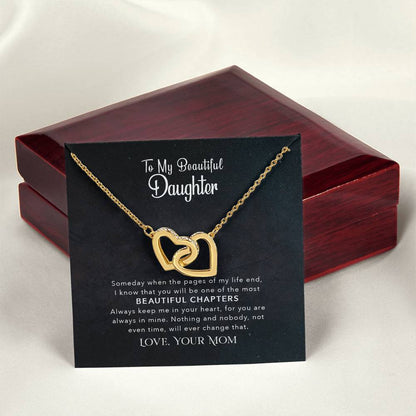 Collection Daughter - Always In My Heart Interlocking Hearts Necklace